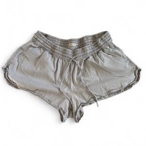 Light Gray Women’s Drawstring Lounge Shorts